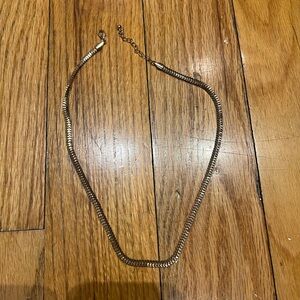 Gold Chain Snake Style Necklace